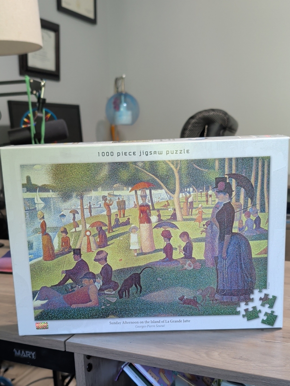 1,000 Piece Famous Art Jigsaw Puzzle - Sunday Afternoon on the Isle